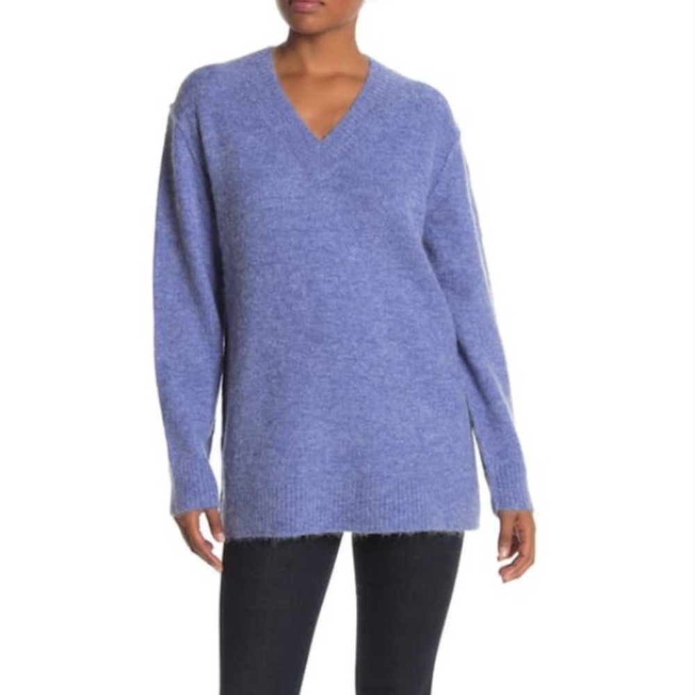 Magaschoni Alpaca Wool blend v-neck sweater
